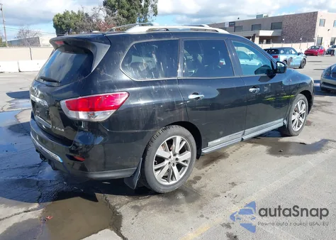 2015 Nissan Pathfinder Platinum from USA, damaged, VIN 5N1AR2MN5FC673882